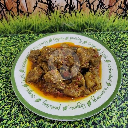 Daun Singkong menu Babi Guling Dewata, Jln. Mt. Haryono 511