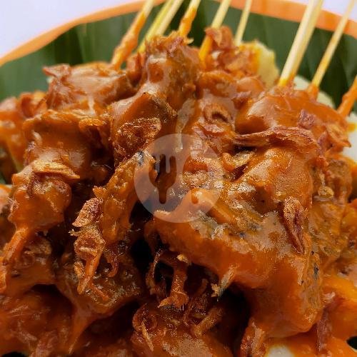 Sate Padang 15 Tusuk Tampa Ketupat menu Sate Padang Candu Raso, RS Polri
