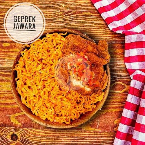 Paket Indomie Nasi Ayam Geprek menu Ayam Geprek Sambal Jawara, Babakan Priangan