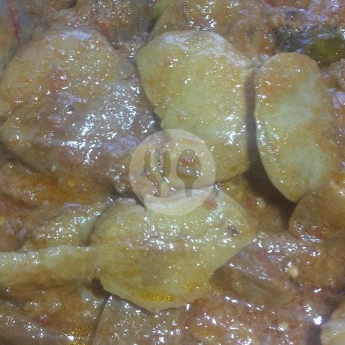 Nasi Kuning + Telur Bulat menu Nasi Kuning & Uduk Pandu Ny. Shelvy, Pandu