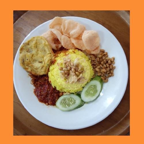 Paket Nasi Kuning B menu Wasap Warung Sarapan, Cihanjuang