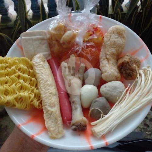 Seblak Komplit menu Seblak Teh Dede, Rancabungur