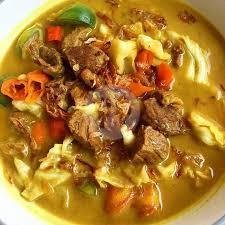 Tongseng ayam+nasi+es Jeruk menu Warung Tongseng Solo Mas Trisno, Tongseng Mas Trisno