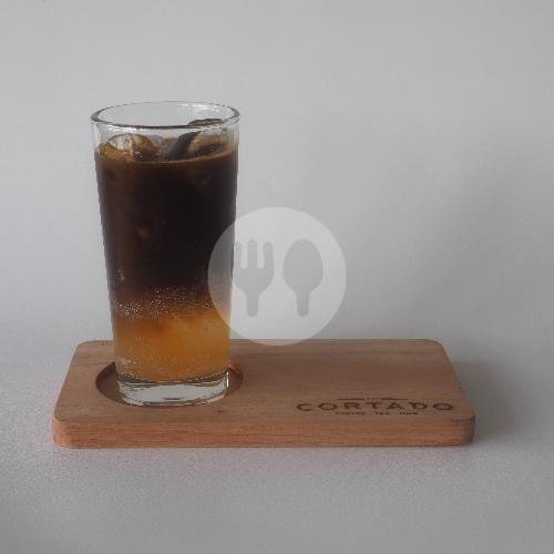 Lychee Americano menu The Cortado