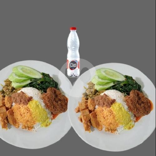 2 Porsi Nasi Rendang+ Es Jeruk menu RM Nasi Padang Takana Juo, Cipadung