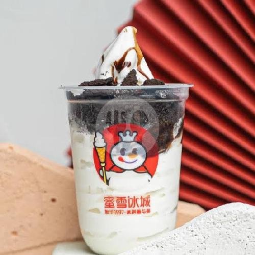 Oreo Sundae menu Mixue Plumbon, Plumbon