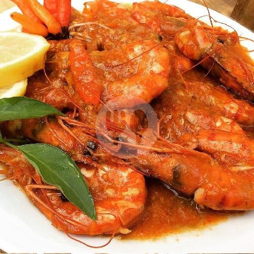 Udang Per Porsi menu King Seafood (Kerang Kiloan), Ampera Garden