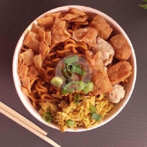 Mie Ayam menu Bakso Kang Ibay, Babakan Asih, Bojongloa Kaler