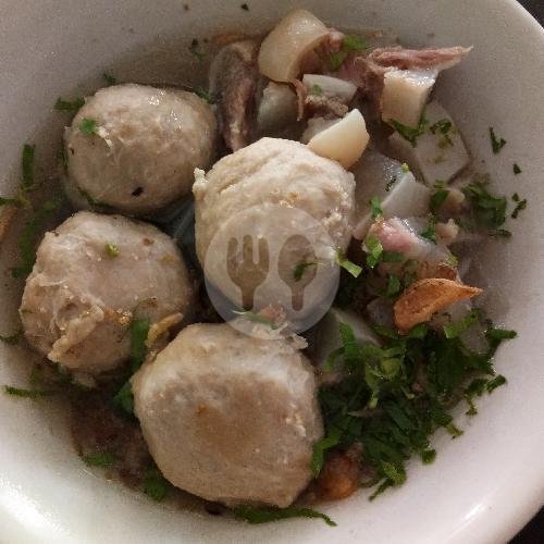 Mangkok Bakso + Sendok Garpu menu Bakso Barokah 313, Pasar Pahing