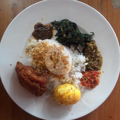 Nasi Ayam Goreng +telor Gulai/balado menu Masakan Padang Minang Sejati, Darmokali