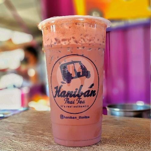 Red Velvet Thai Tea menu Haniban Thaitea, Tlogosari