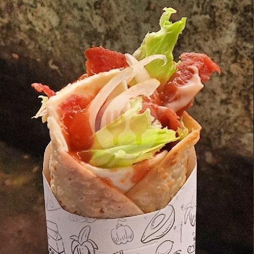 Kebab Jumbo Tanpa Sayur menu Kebab Gue Aje, Warung Buncit Raya