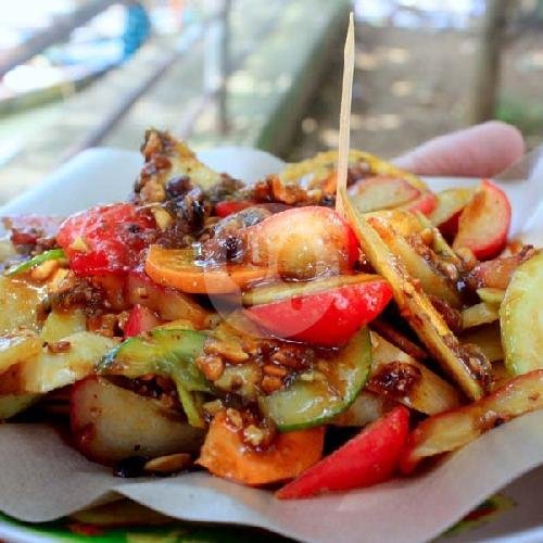 Rujak Uleg Di Antara Aku Dan Kamu . menu Warung Almeera Lotek Dan Rujak, Buahbatu
