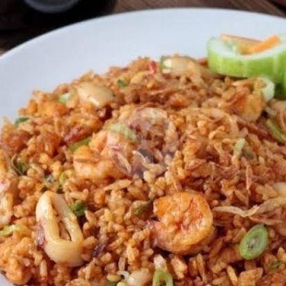 Nasi Rebus Magelangan Ayam menu Warung Bakmi Pak Gareng Spesial Tungku, Food Court Daha