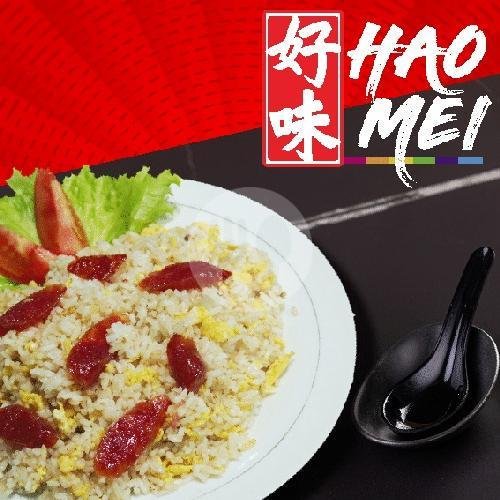 Nasi Goreng Lak Jong (Sosis Bali) menu Rumah Makan Hao Mei