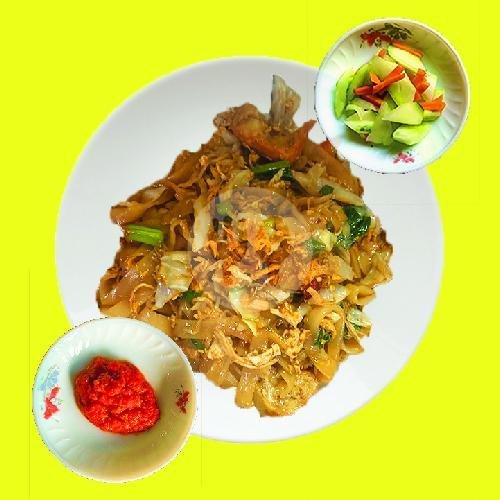 Kwetiau Rebus menu Nasi Goreng Cipto Roso Pak Mondol, Banjaran