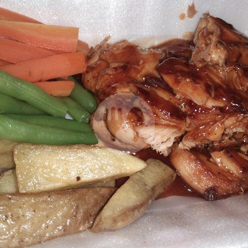 RICE BOWL DAGING SAPI LADA HITAM menu Warung Bang Naim, Sedati