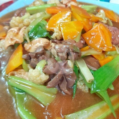 Capcay Rebus menu Warung Bakmi Yeyen, Kasihan