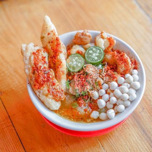 Baso Sapi Tulang Rangu Lengkap Pakai Ceker menu Baso Aci Tlogosari, Parang Kembang Raya