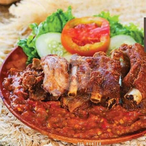 Iga Cabe Garam menu Pig Hunter, Taman Palem