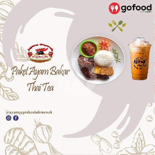 Mercon Thai Tea menu Ayam Geprek Cobek Mewek Cimahi, Cihanjuang