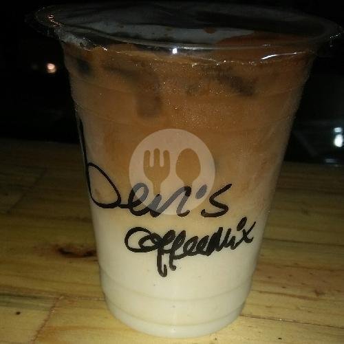 Ice BrontoChocoSaurus menu Bens Coffee Mix, Wage