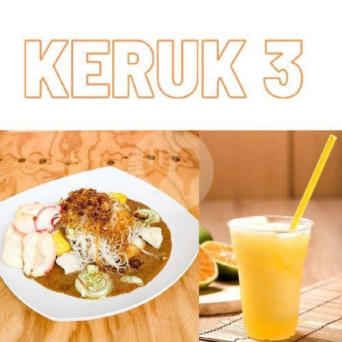 Keruk 4 menu Ketoprak Mede Boncang, Kebon Kacang