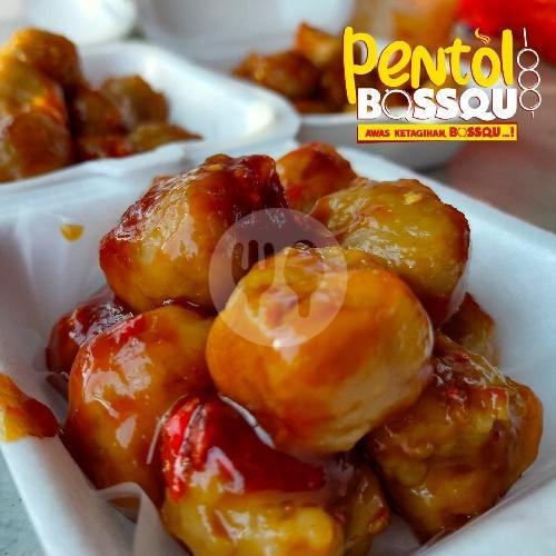 Pentol Bossqu Sambal Asam Pedas Nampol menu Pentol Bossqu, Bendungan Hilir