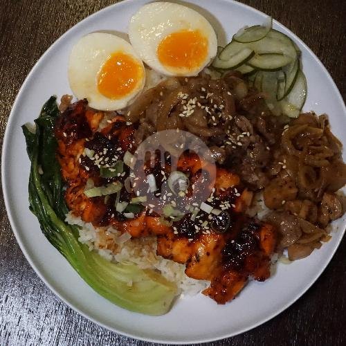Taiwanese Beef Ban Fan ( Asian Mixed Meat + Rice) menu Mee n Yu Noodle Bar, Embong Kemiri Genteng