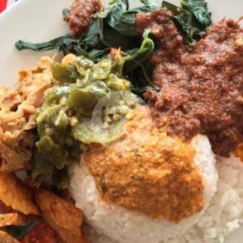 Nasi Dendeng menu RM Minang Saiyo, Raya Siteba