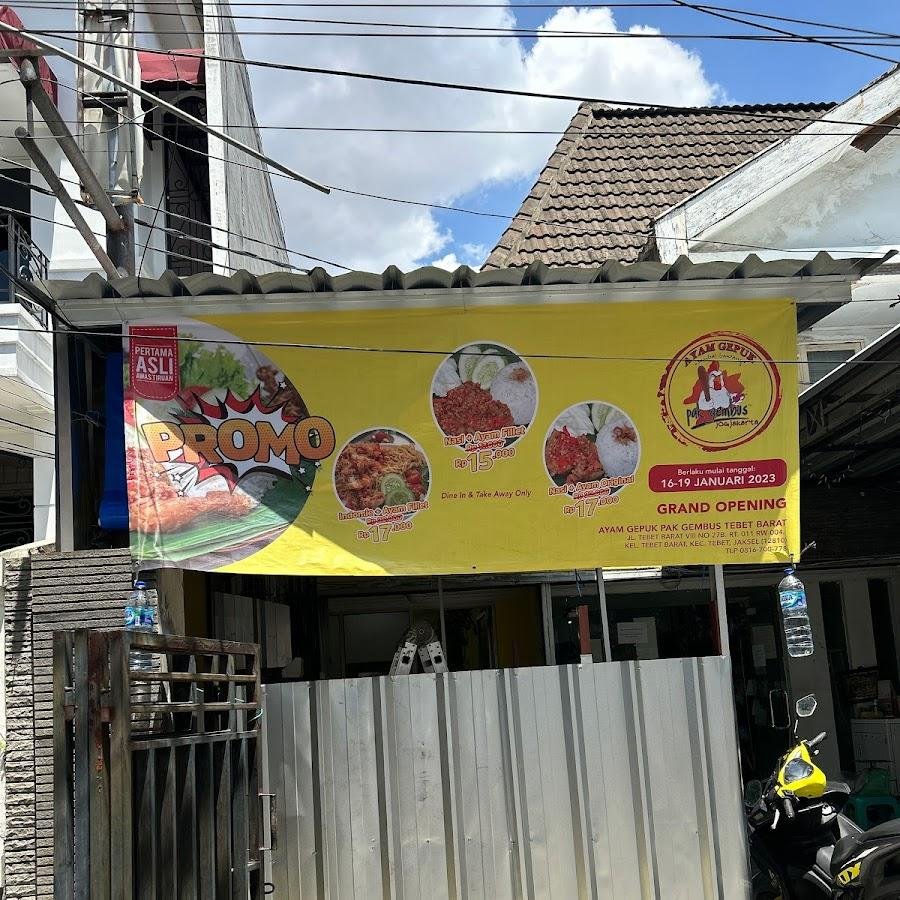 Ayam Gepuk Pak Gembus, Tebet Barat New