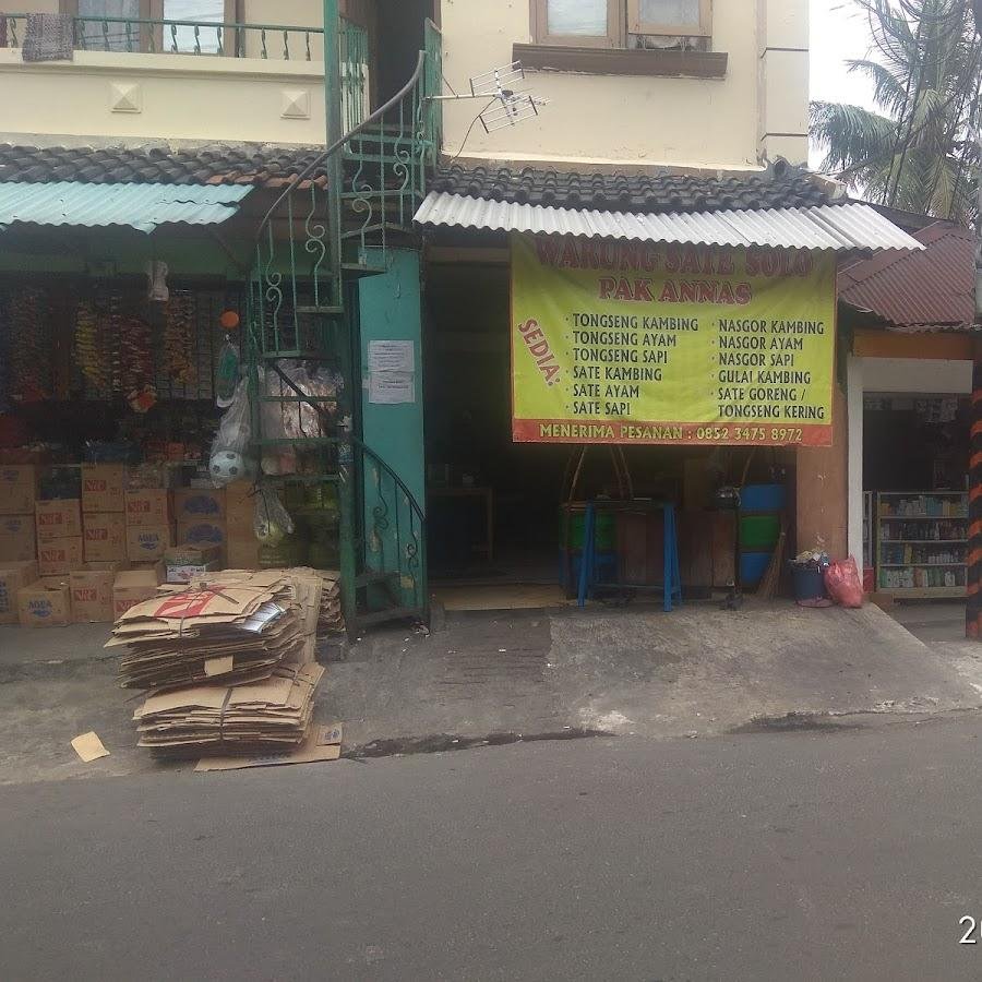 Warung Sate Solo & Tongseng PAK ANNAS Cendrawasih, Jl Pakembangan Barat