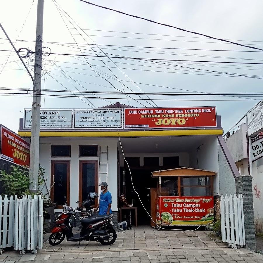 Tahu Campur Tahu Thek-Thek Lontong Kikil Joyo, Trunojoyo