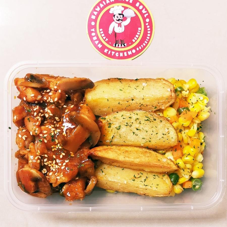 Hawaian Rice Bowl, Pandan Hijau 3