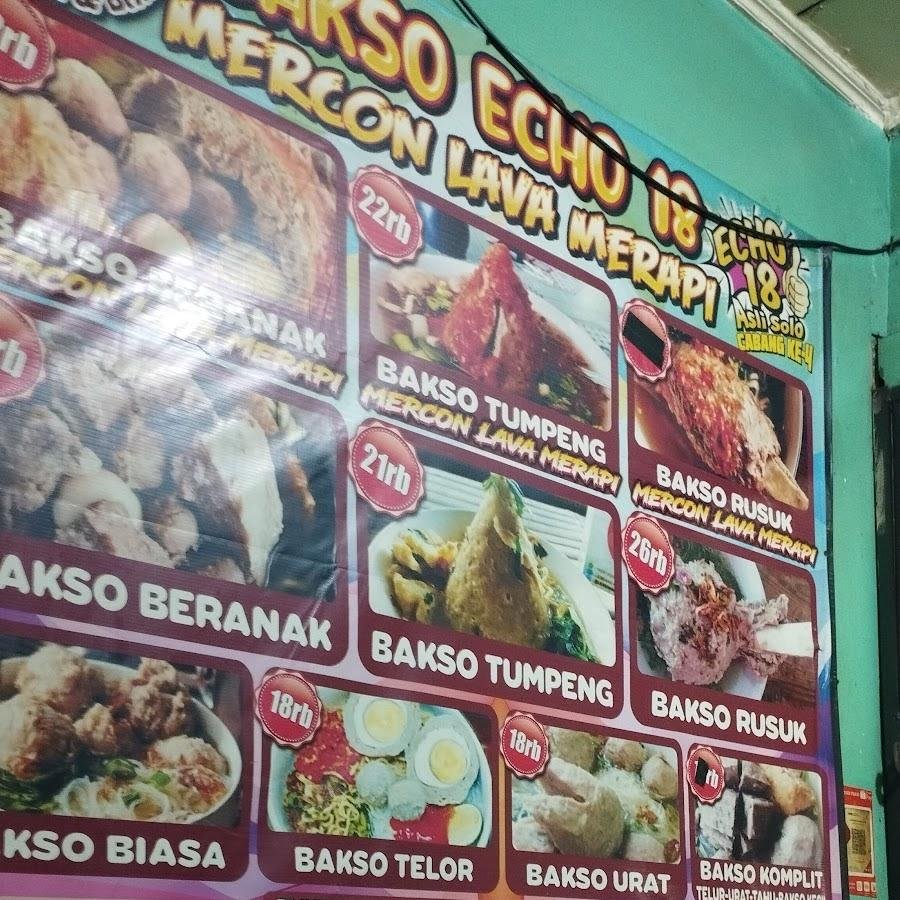 Bakso 18 Echo, Basmol Raya