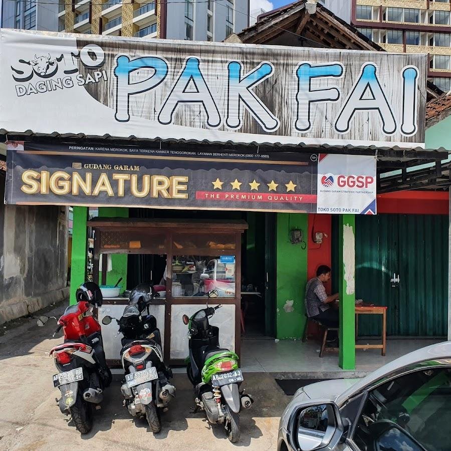 Soto Sapi Pak Fai Palagan, Ngaglik