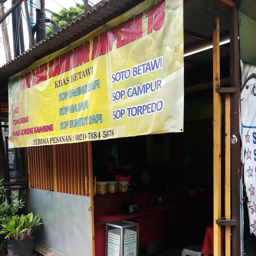 Sop Kaki Kambing Ampera 18, Cilandak