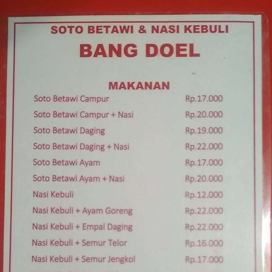 Soto Betawi & Nasi Kebuli Bang Doel, Setiabudi