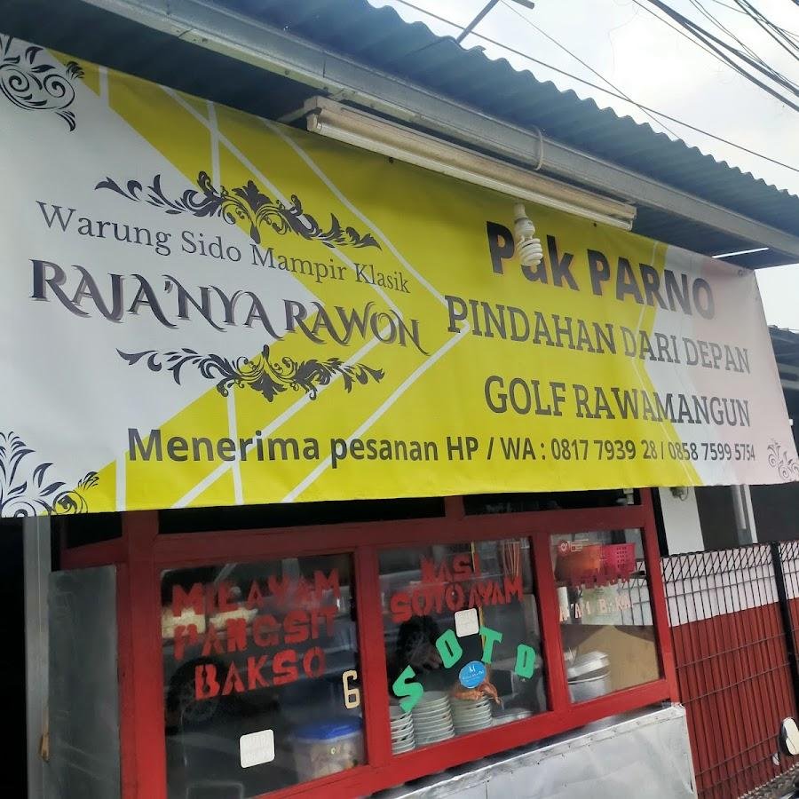 Warung Sido Mampir RAJANYA RAWON, Rawamangun