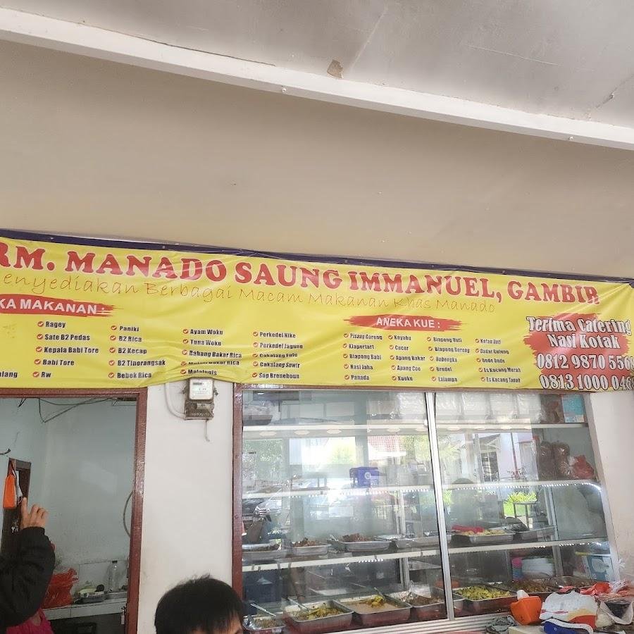 Rumah Makan Manado Saung Immanuel, Gambir