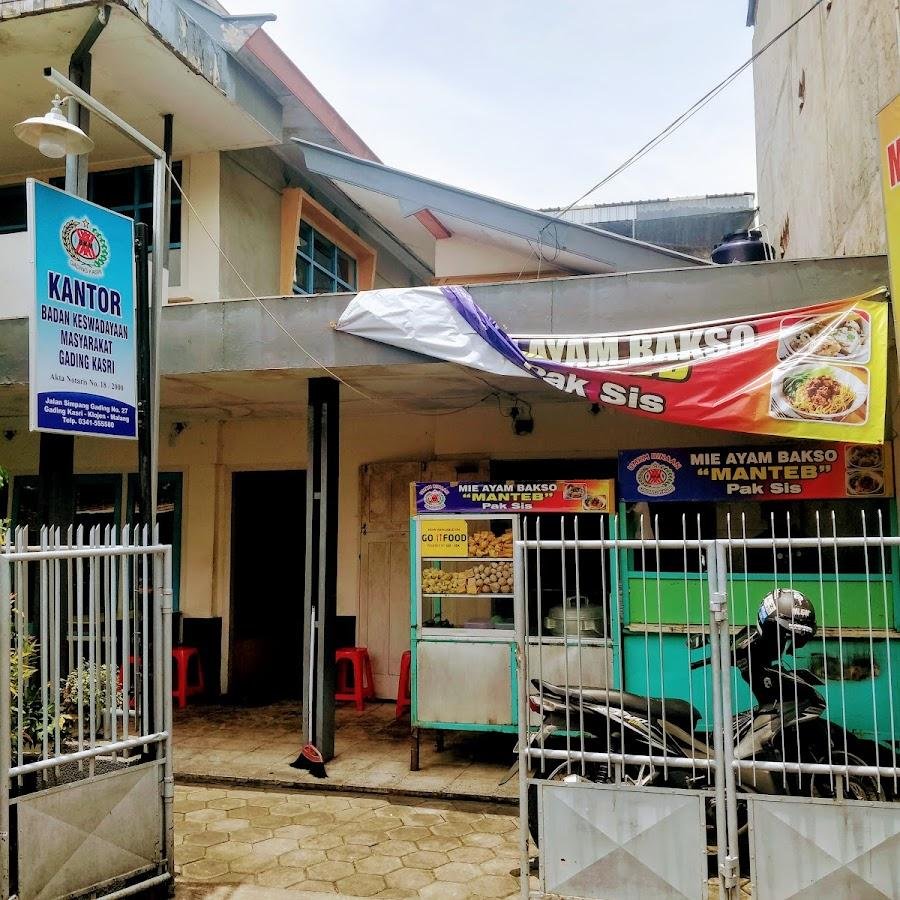 Mie Ayam Bakso Manteb Pak Sis, Klojen
