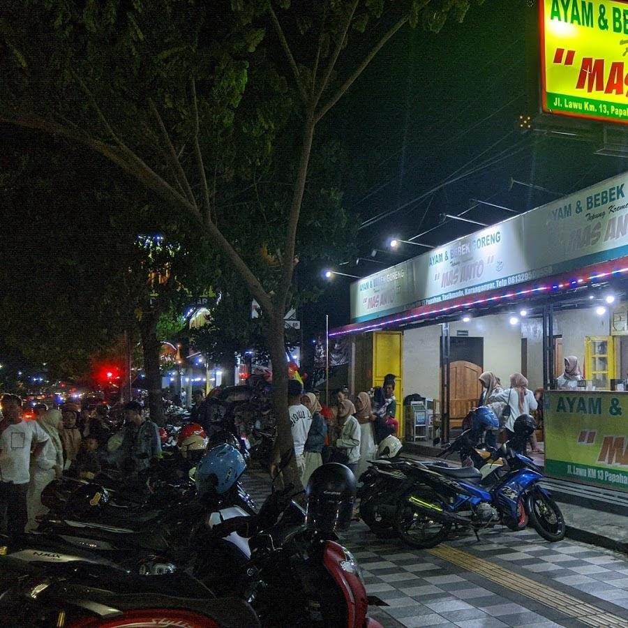 Ayam Dan Bebek Goreng Kremes Mas Anto, Papahan