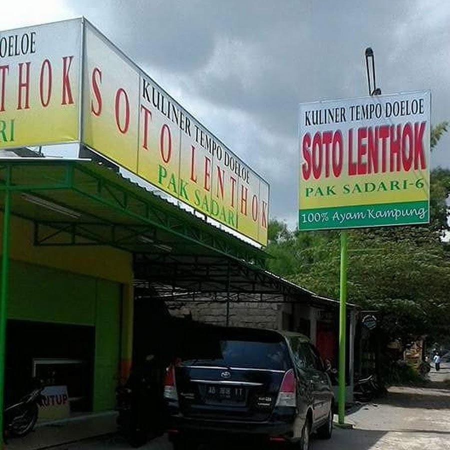 Soto Lenthok Ayam Kampung Tembi