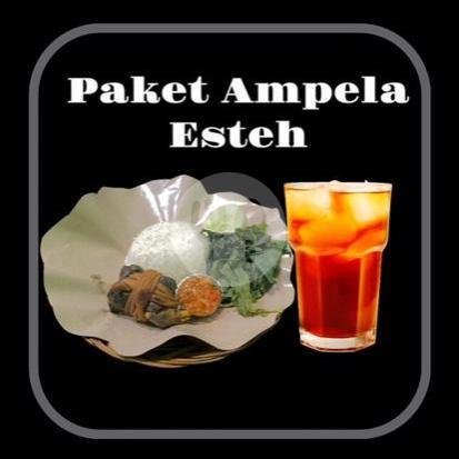 Paket Nasi Kepala Es Teh menu Ayam Penyet Sambal Joss Mbak Rahma, Delanggu