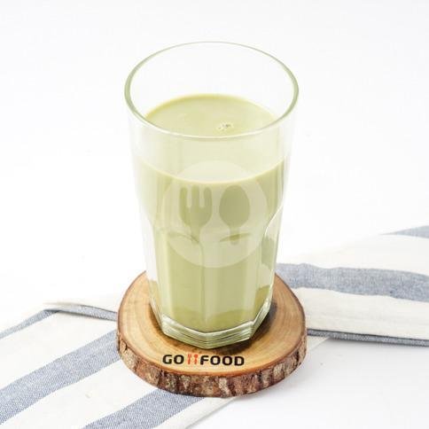 Susu Green Tea - Panas menu Susu Sapink, Jln Auri, Samping UNIPMA