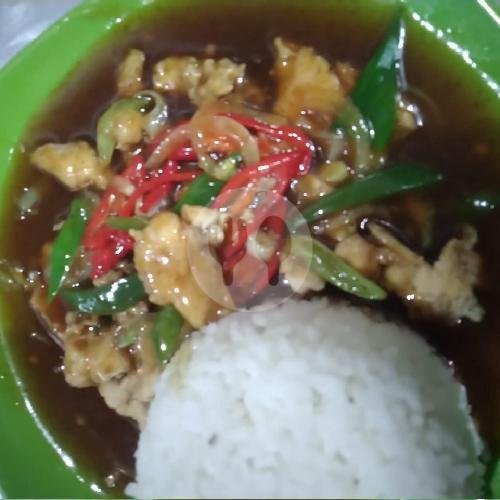 Ayam Rica Rica+nasi menu Kedai Chacha Jatinangor