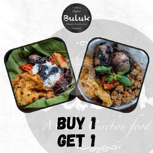 Paket Lauk Buluk 1 menu Nasi Jamblang & Cumi Hitam Blekutak Dapur Buluk, Pulo Mas