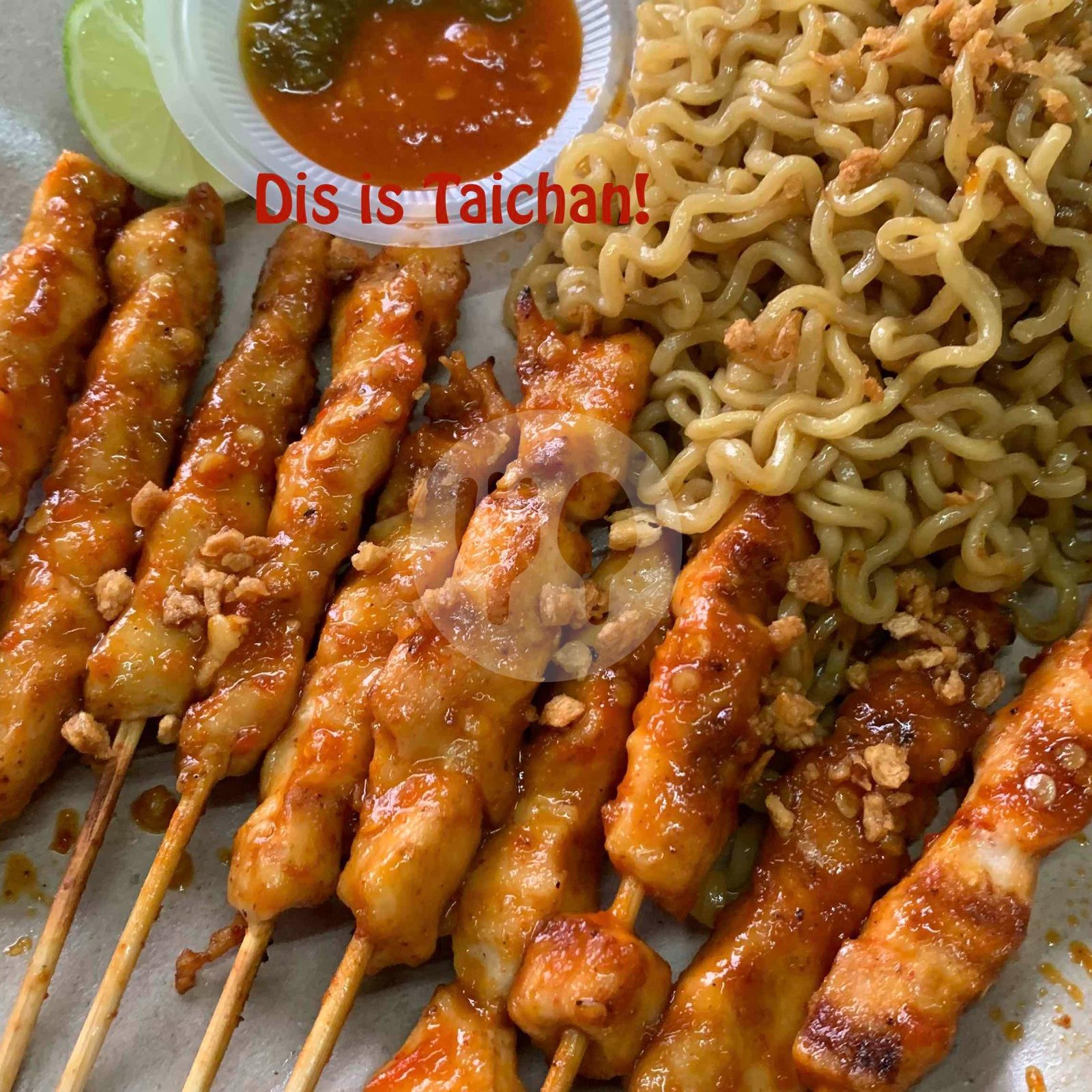Taichan Sambal Ijo Daging menu Dis is Taichan, Mangga Besar