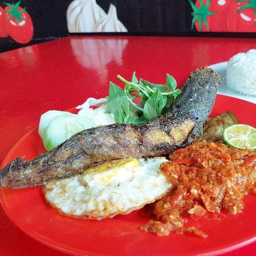 Special Nasi Penyetan Ikan Panggangan menu Nasi Tempe Penyet C-HO