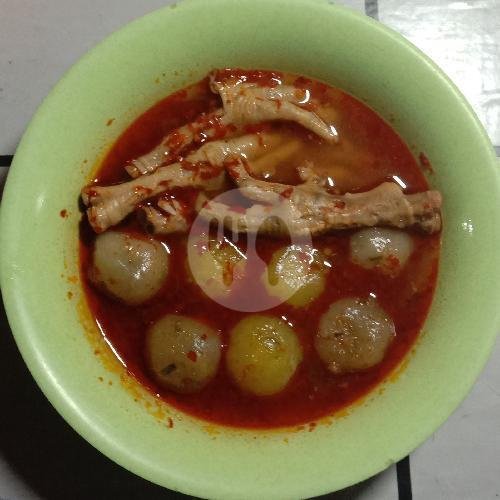 Cilok Kuah Asam Pedas Ceker menu Panangkringan Cilok Kuah